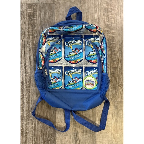 Vintage Other - Vintage Caprisun Splash Cooler Upcycle Backpack School Bag Retro Terracycle